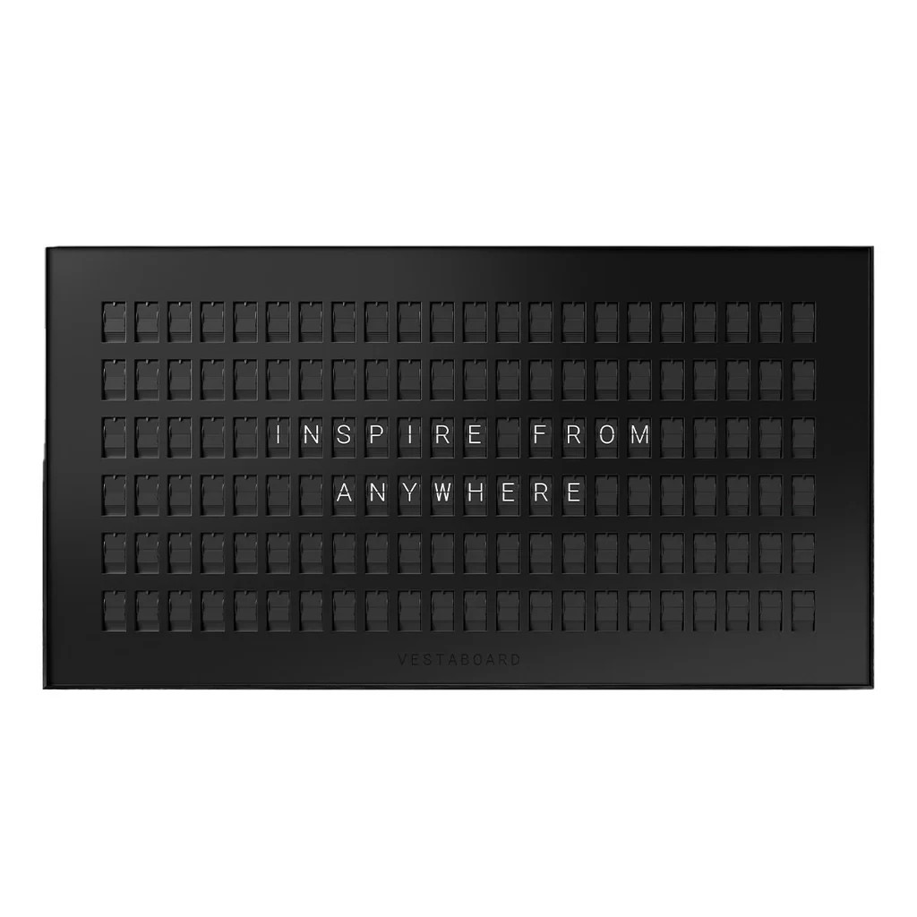 Vestaboard Smart Messaging Display Board - Black gallery