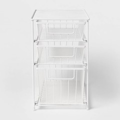 3 Tier Drawer Organizer Matte White – Brightroom