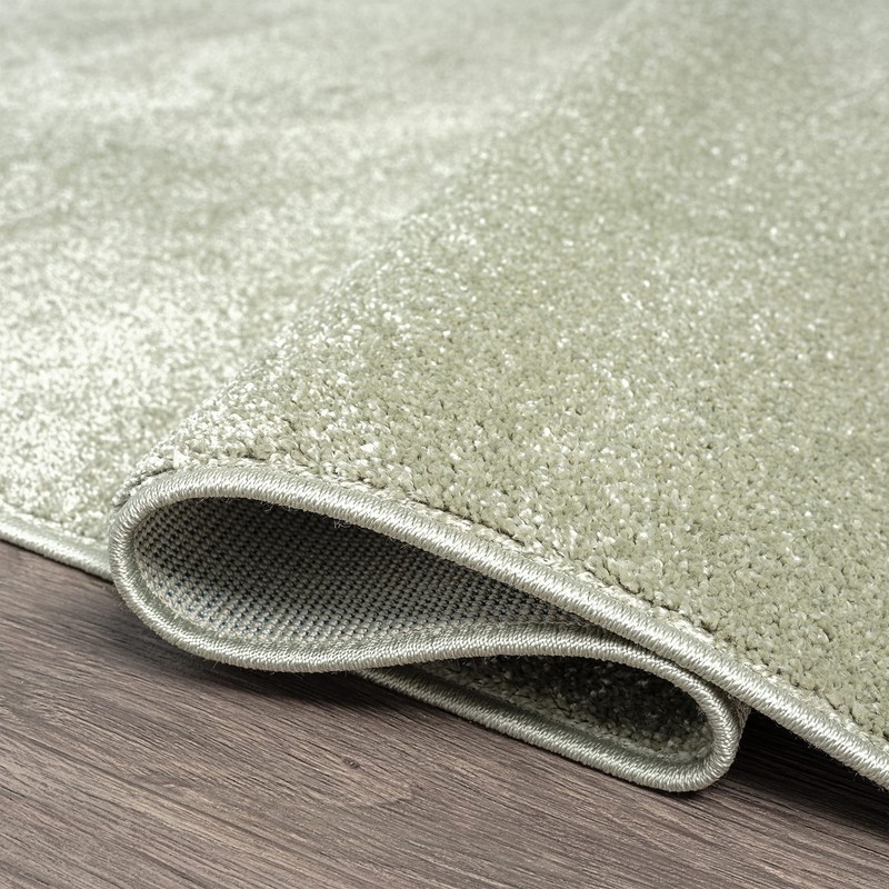Jonathan Y Haze Solid Low-Pile Green 4X6 Oval Indoor Area Rug gallery