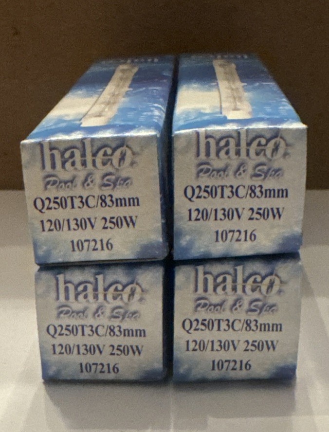 Halco Pool & Spa Lighting Q250 T3C / 83mm 120/130V 250W No. 107216 (Pack of 4) gallery