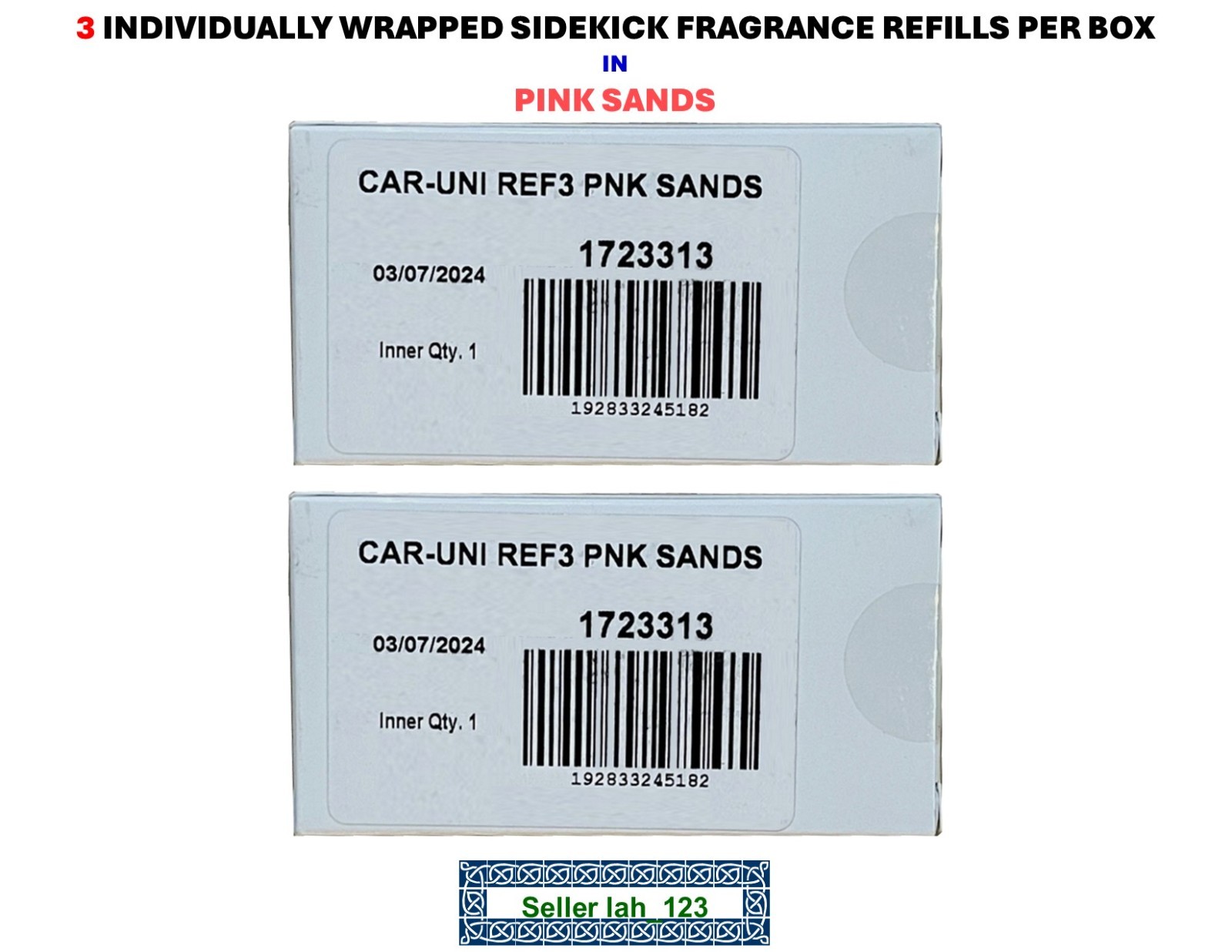 Yankee Candle SIDEKICK Car Visor Clip + 7 PINK SANDS Fragrance Refills~NEW+FRESH gallery