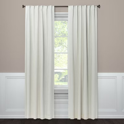 Threshold Blackout Aruba Window Curtain Panel Traditional OEKO-TEX gallery
