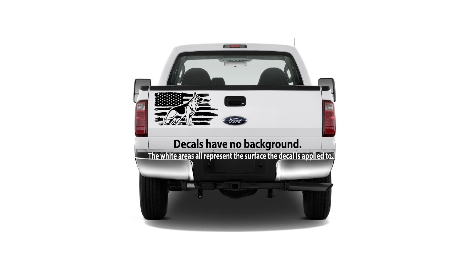 Distressed American Flag German Shepherd Dog Puppy USA Patriot Decal Sticker #5 gallery