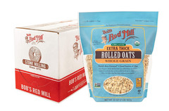 Organic Extra Thick Rolled Oats, 32Oz (Pack of 4) – Non GMO, Whole Grain, Vegan,