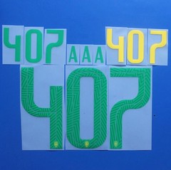 2018 Brazil Name Number Personalise Customise Player Size Nameset Print