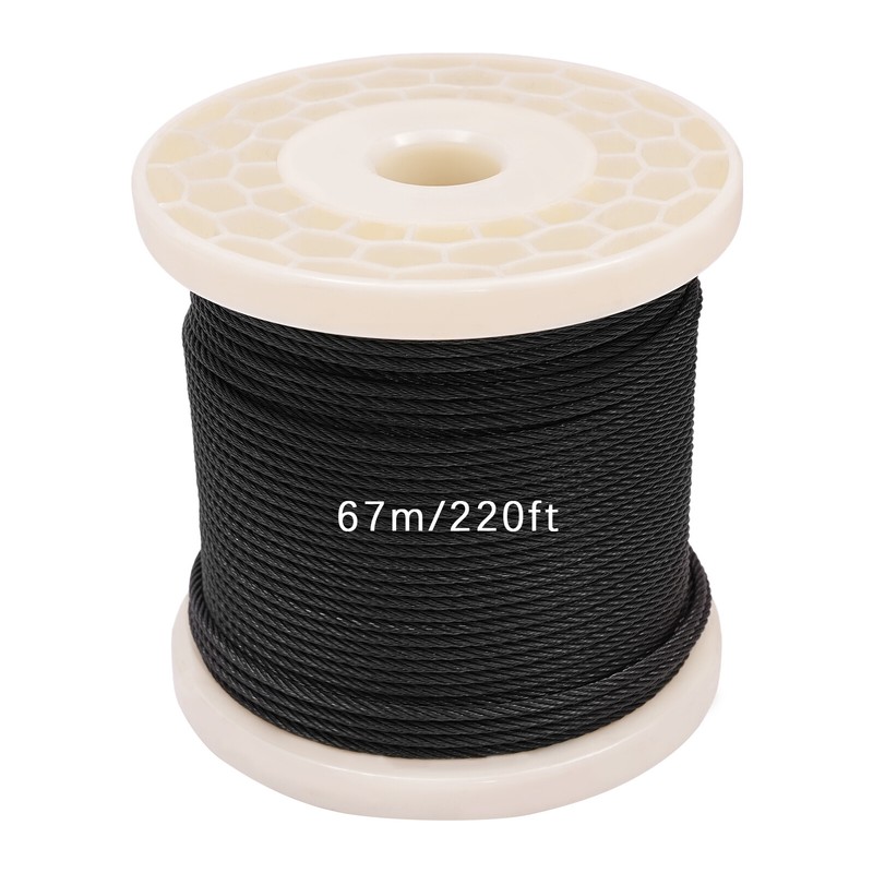 7×7 Strands Cable Rope 220ft Cable Rope for Railing System 316 Stainless Steel gallery