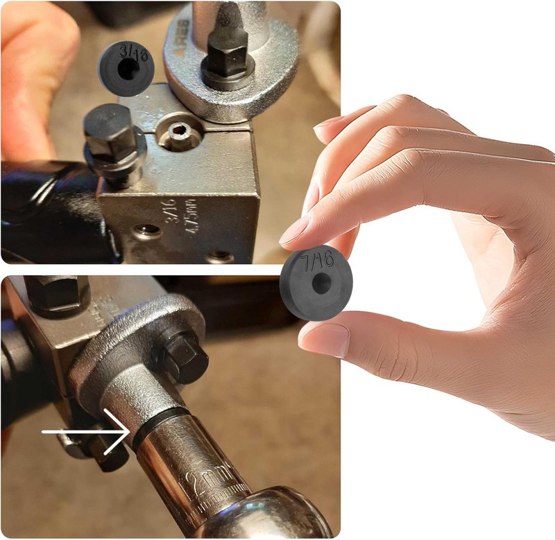 7PCS Double Flare Tool Adapters Set,Brake Line Flaring to Connect... gallery