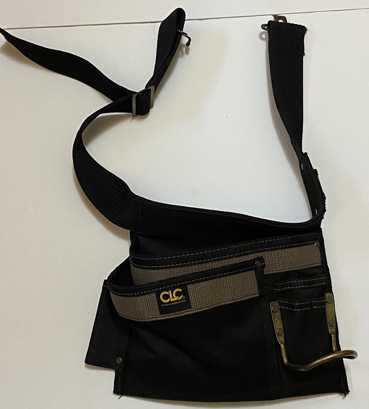CLC Tool Belt polyester carpentry 5 pockets 29-46in waist black gallery