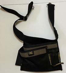 CLC Tool Belt polyester carpentry 5 pockets 29-46in waist black