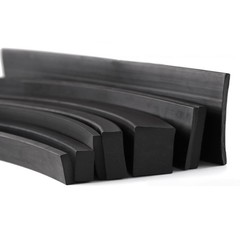 Solid Black Nitrile NBR Rubber Sealing Strip Thick 3/4/5/6/8-30mm Width 4-70mm