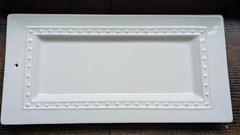 Nora Fleming Pearl Drop Bread Tray Rectangle Shape 15″x7.5″ Retired Piece Ex Con