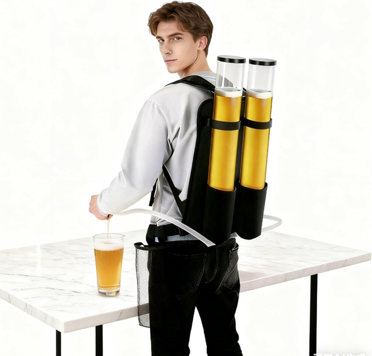 Portable Beer Dispenser, Dual Tank Backpack Drink Dispenser, Backpack Beer gallery