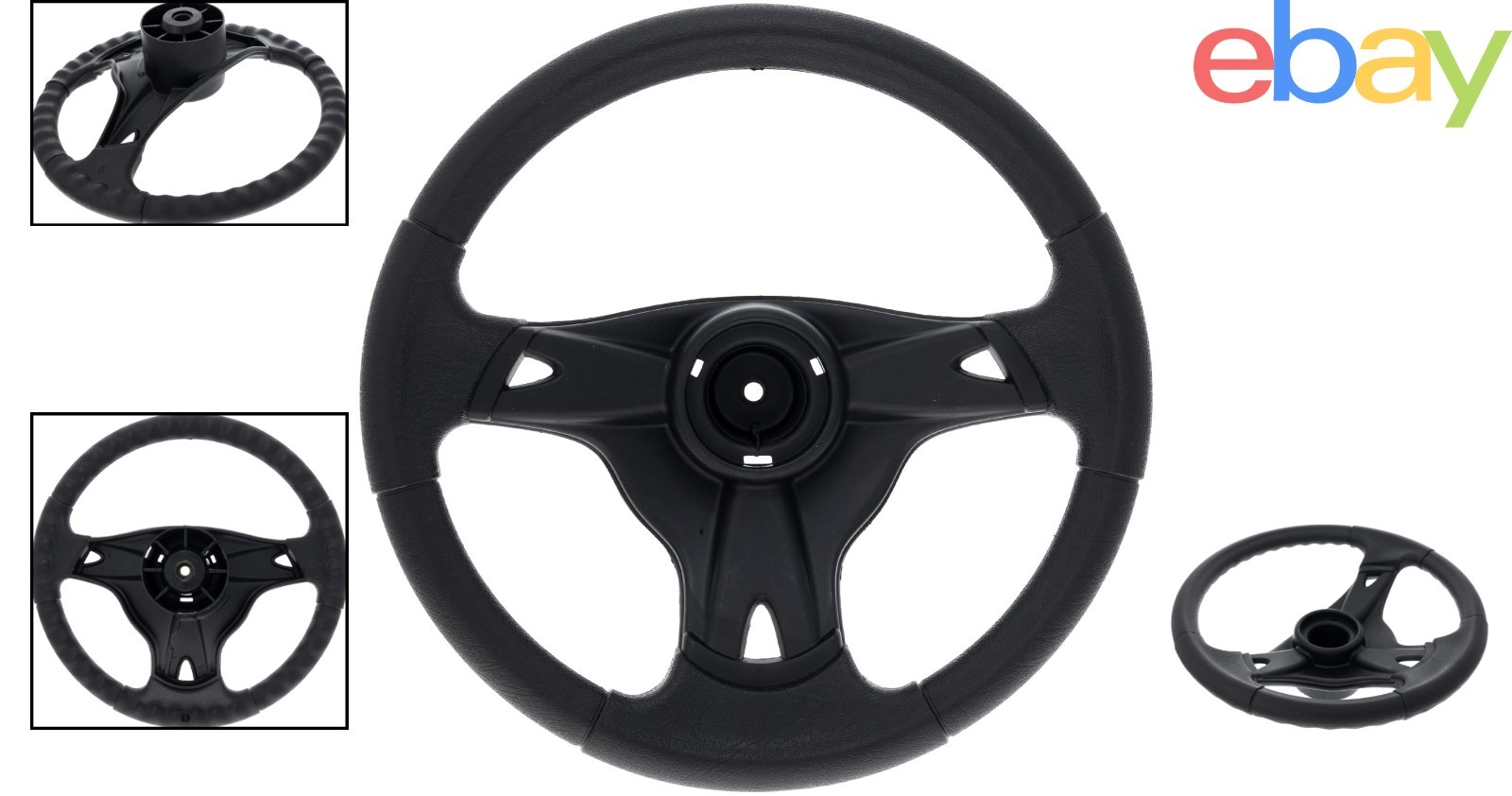 Tractor Steering Wheel Replacement, 14 Inch Plastic Grip, Vehicle Specific Fit gallery