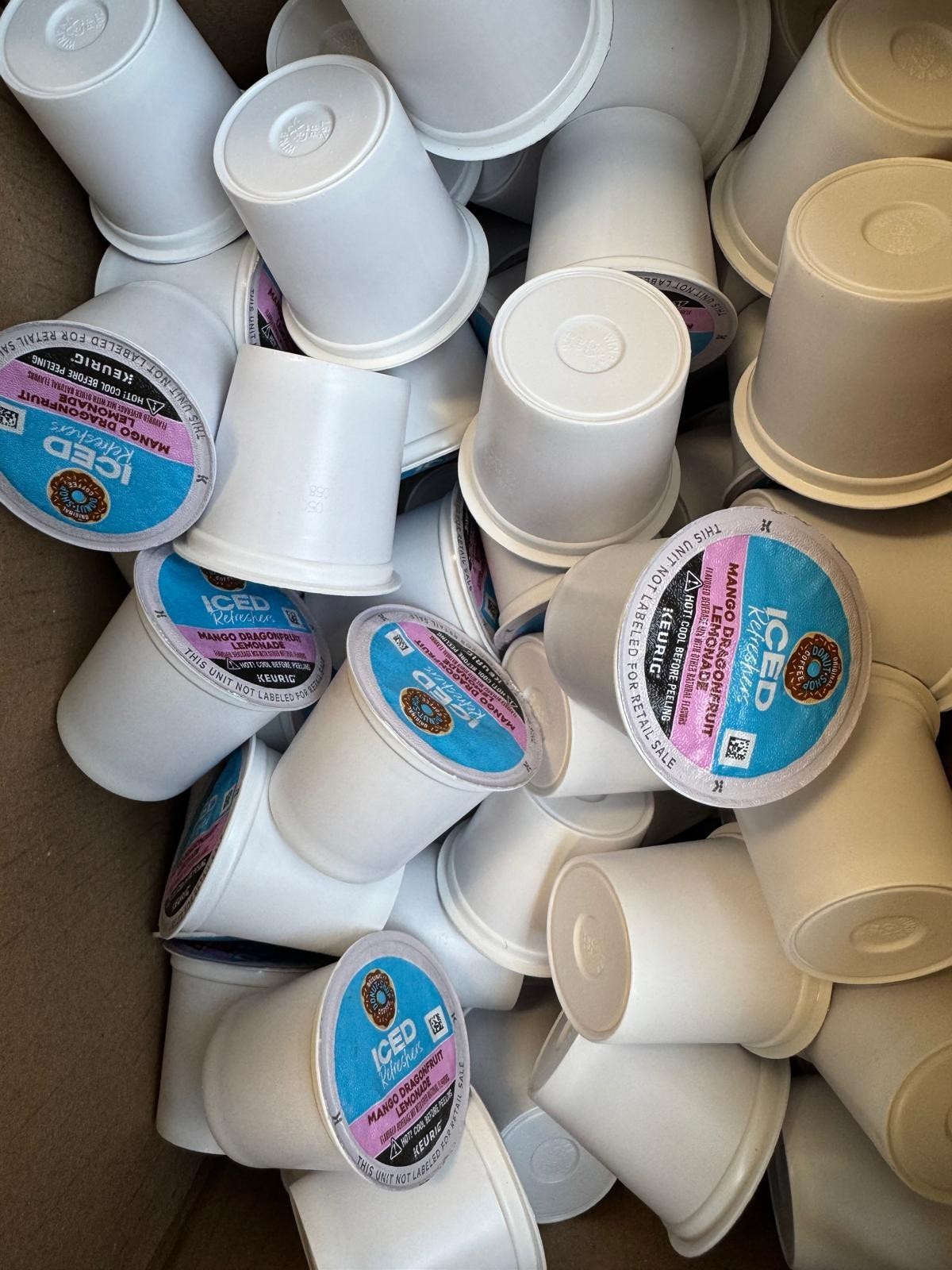 Iced Refreshers Mango Dragonfruit Lemonade K-cups. 100 Pods. Bulk gallery