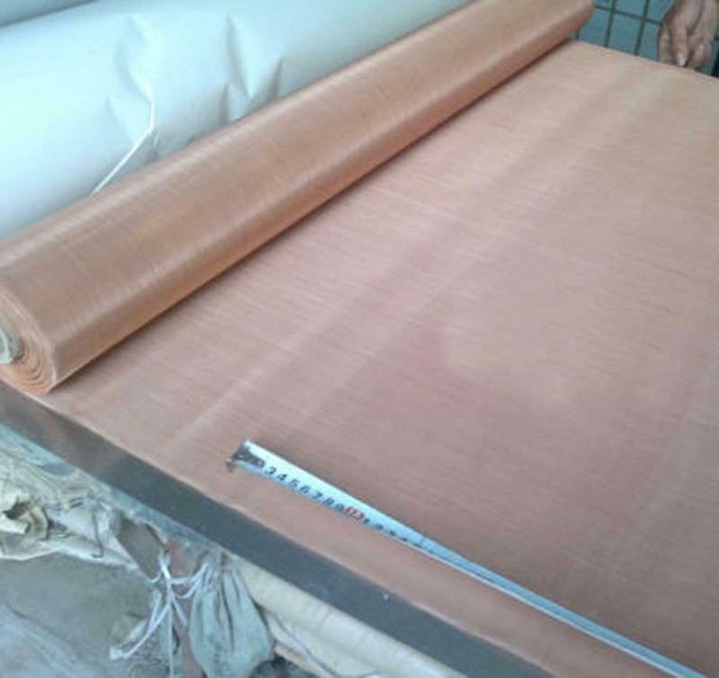 1m Pure Copper Filter Metal Shielding Coarse Dense Gauze Mesh 20 Mesh ~ 200 Mesh gallery
