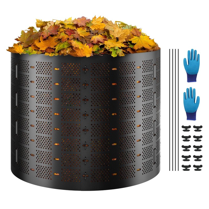 220 Gallon Outdoor Compost Bin - Expandable, Easy Setup, Large Capacity for Fast gallery