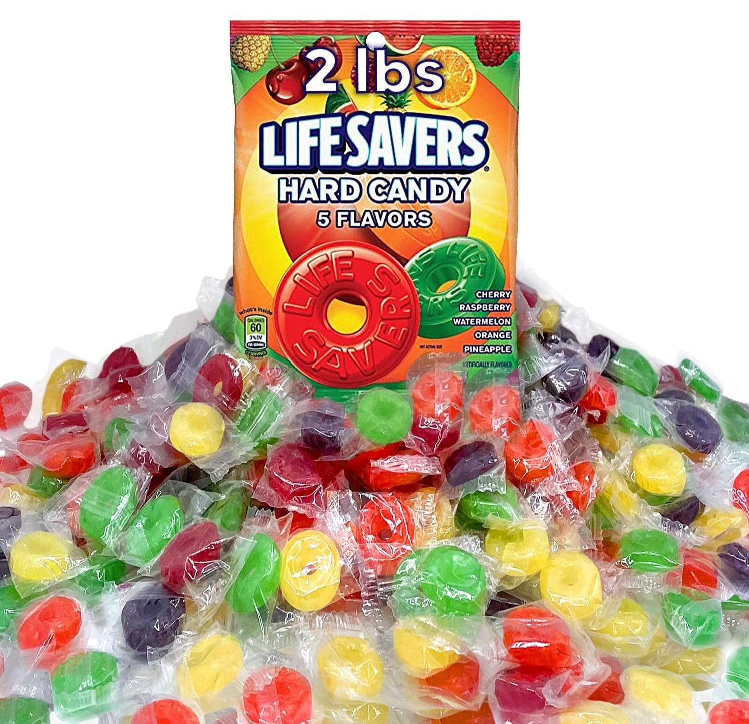 Life Savers 5 Flavors, Assorted Fruit Flavored, Bulk Hard Candy (2 Pounds) Sale! gallery