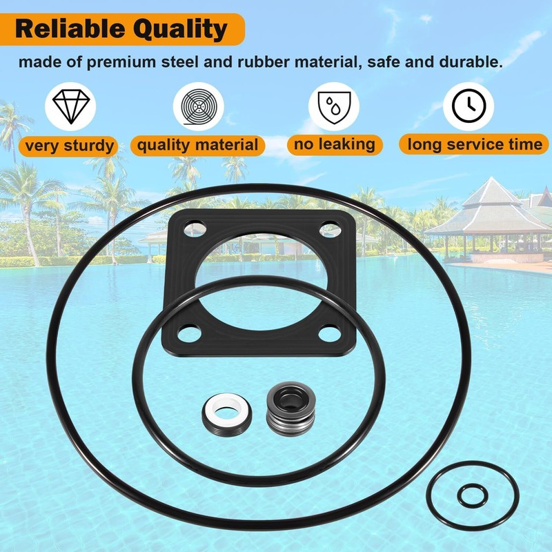 O-Ring Rebuild Kit for Sta-Rite P2RA & P2R Dura-Glas MaxeGlas Pool Pump PRE 1998 gallery