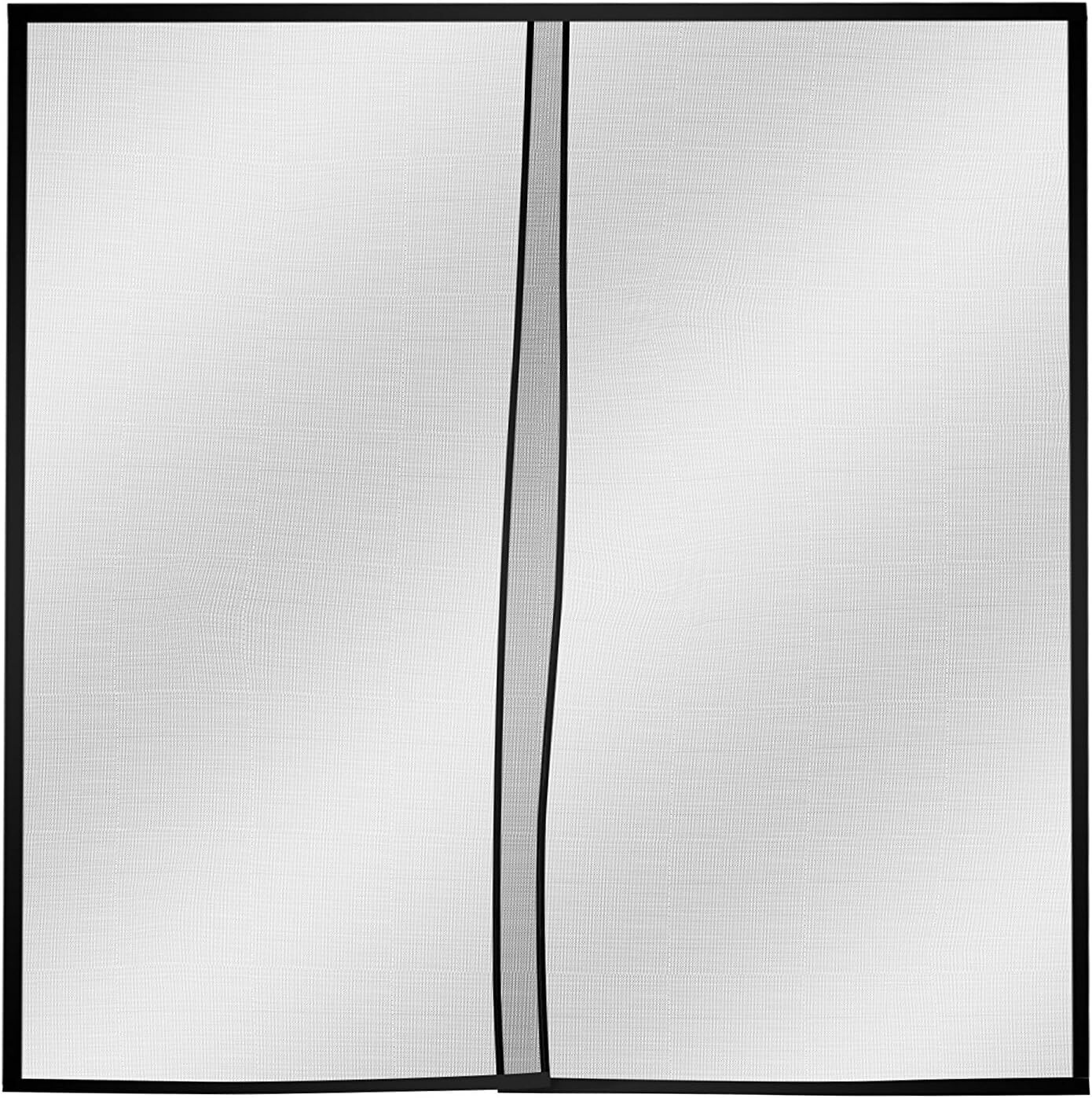 Car Garage Magnetic Screen Door Heavy Duty Magnets Mesh Curtain Fits 9 X 7 FT gallery