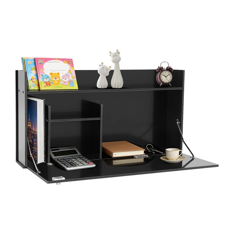 Wall Mounted Desk Cabinet, Multifunctional Floating Desk,Foldable Table Cabinet gallery