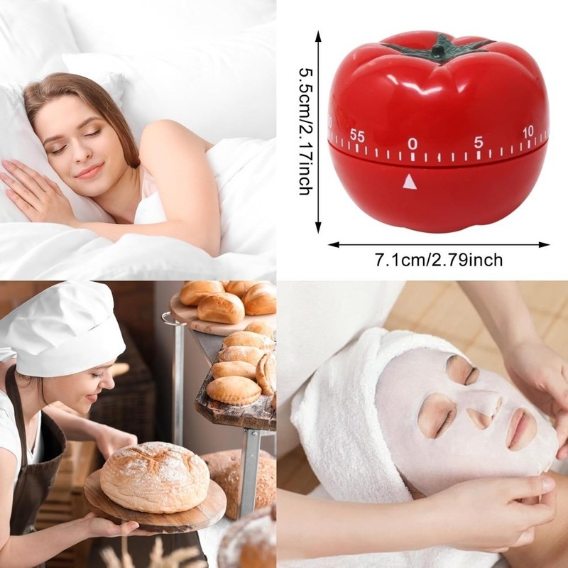 Manual Wind Up Mechanical Kitchen Timer for Cooking Baking Study Gym Countdown gallery