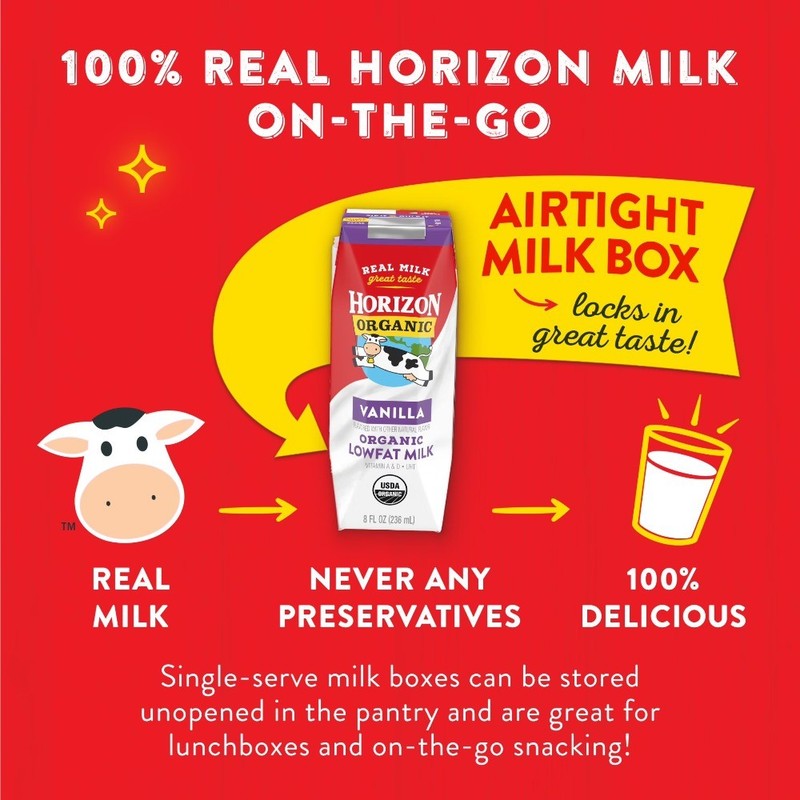 Shelf Stable 1% Lowfat Vanilla Milk Boxes, 8 fl oz, 12 Count gallery