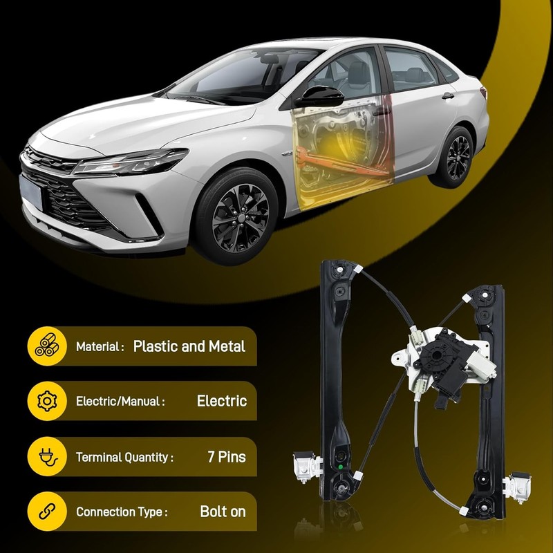 Front Driver Power Window Regulator For Chevrolet Chevy Cruze 2010-2015 w/ Motor gallery