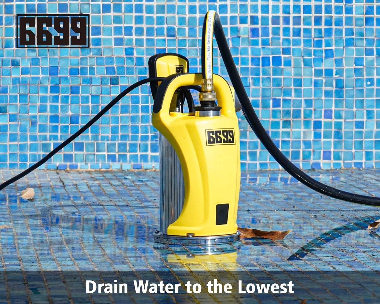 1/2HP Submersible Water Pump 2500GPH Stainless Steel Sump Pump with Adjustabl... gallery