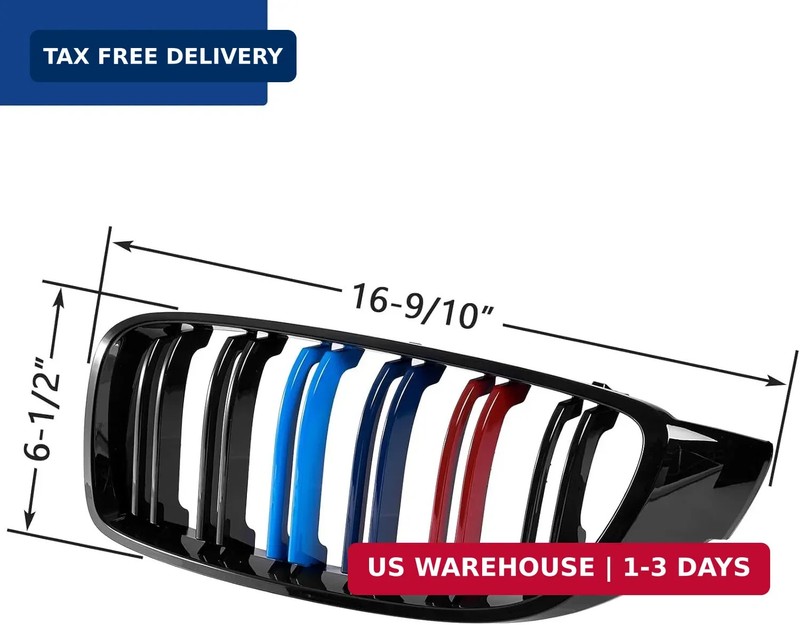 F32 Grille,Front Kidney Grille Grill Compatible for 4 Series F32 F33 F36 (2014-2 gallery