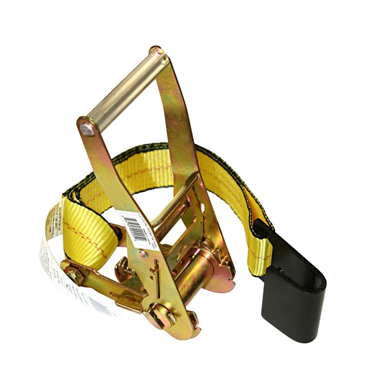 2PK 2inx30ft Tie Down Strap 10000LBS Break Strength 3333LBS Work Limit Flat-Hook gallery