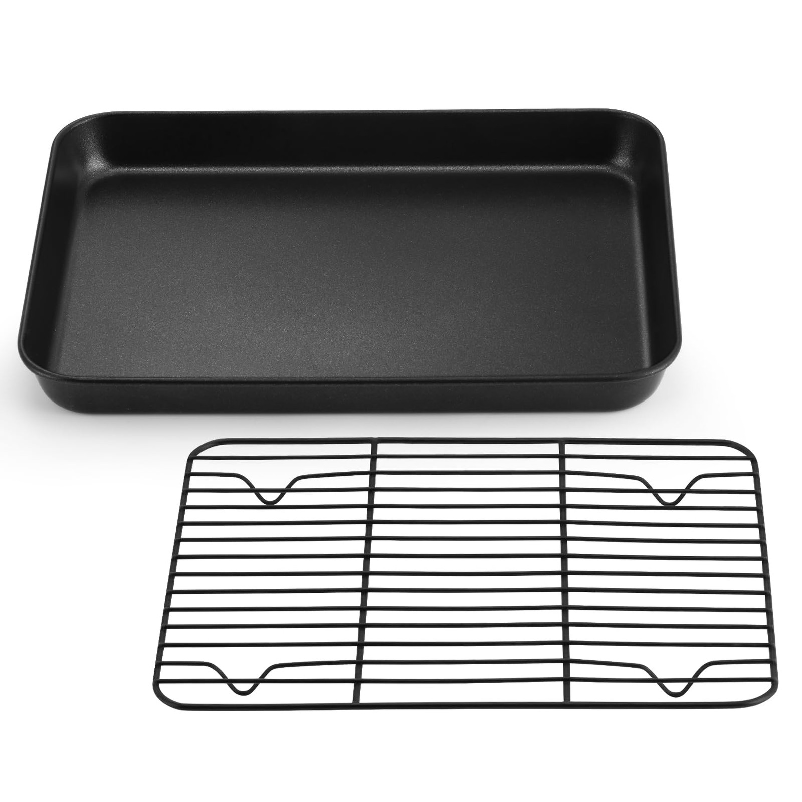 P&P CHEF Baking Oven Sheet Pan with Rack for Cookie, Nonstick Oven Tray and C... gallery
