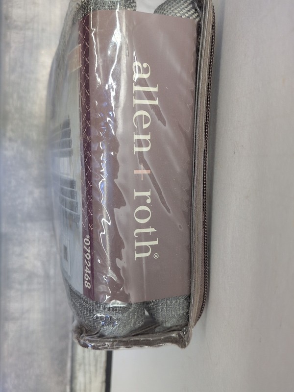 allen + roth Keldgate 84 in Graphite Gray Single Grommet Top Curtain Panel (F3) gallery
