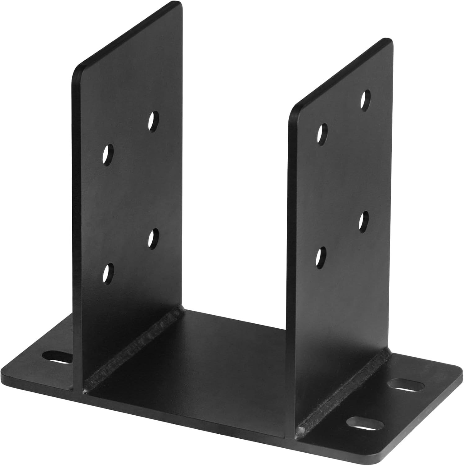2 PCS 6X6 Post Base, Heavy Duty Welds Steel Post Bracket for Pole Barns and P gallery