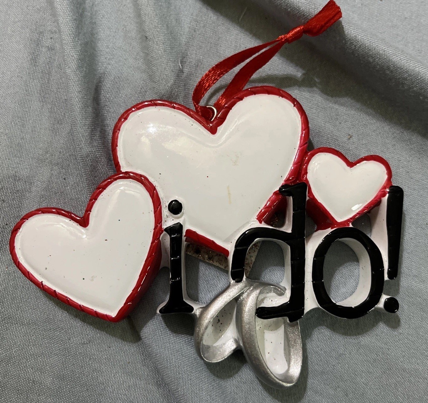 I Do! Wedding To Personalize Christmas Tree Ornament gallery
