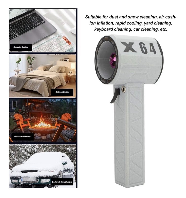 1400g Thrust Stepless Speed Regulation Handheld Blower For Drying Cars, Leafs gallery