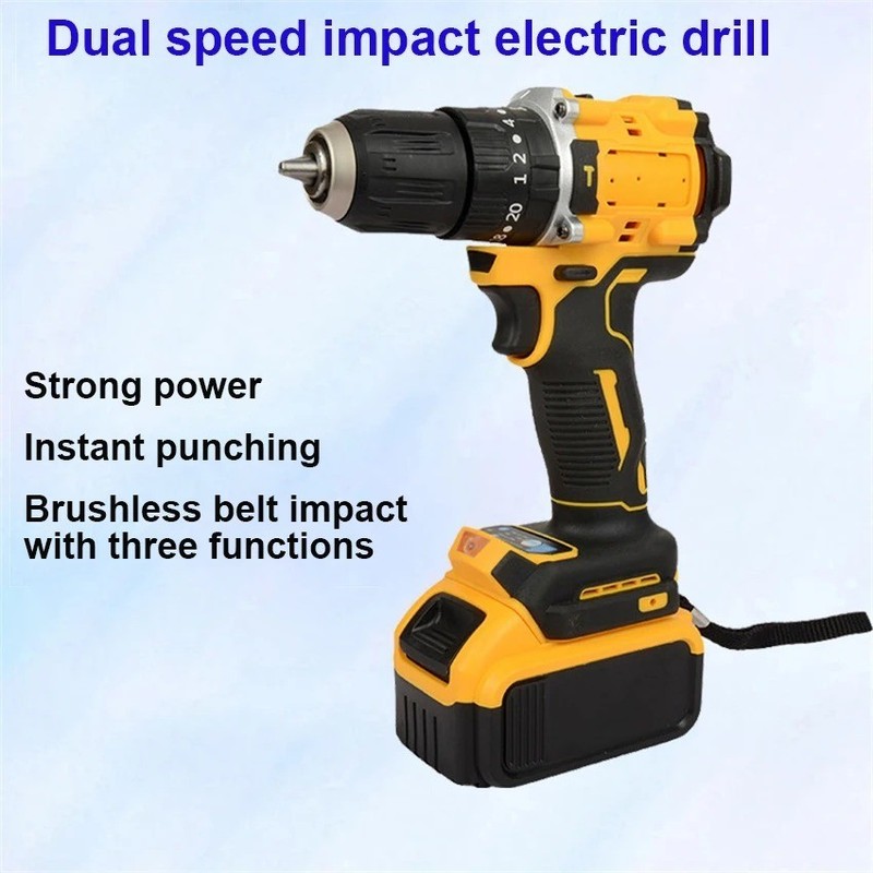 20V DCD805 Cordless Impact Drill Brushless Drill Impact Drill /Driver Kit Tool i gallery