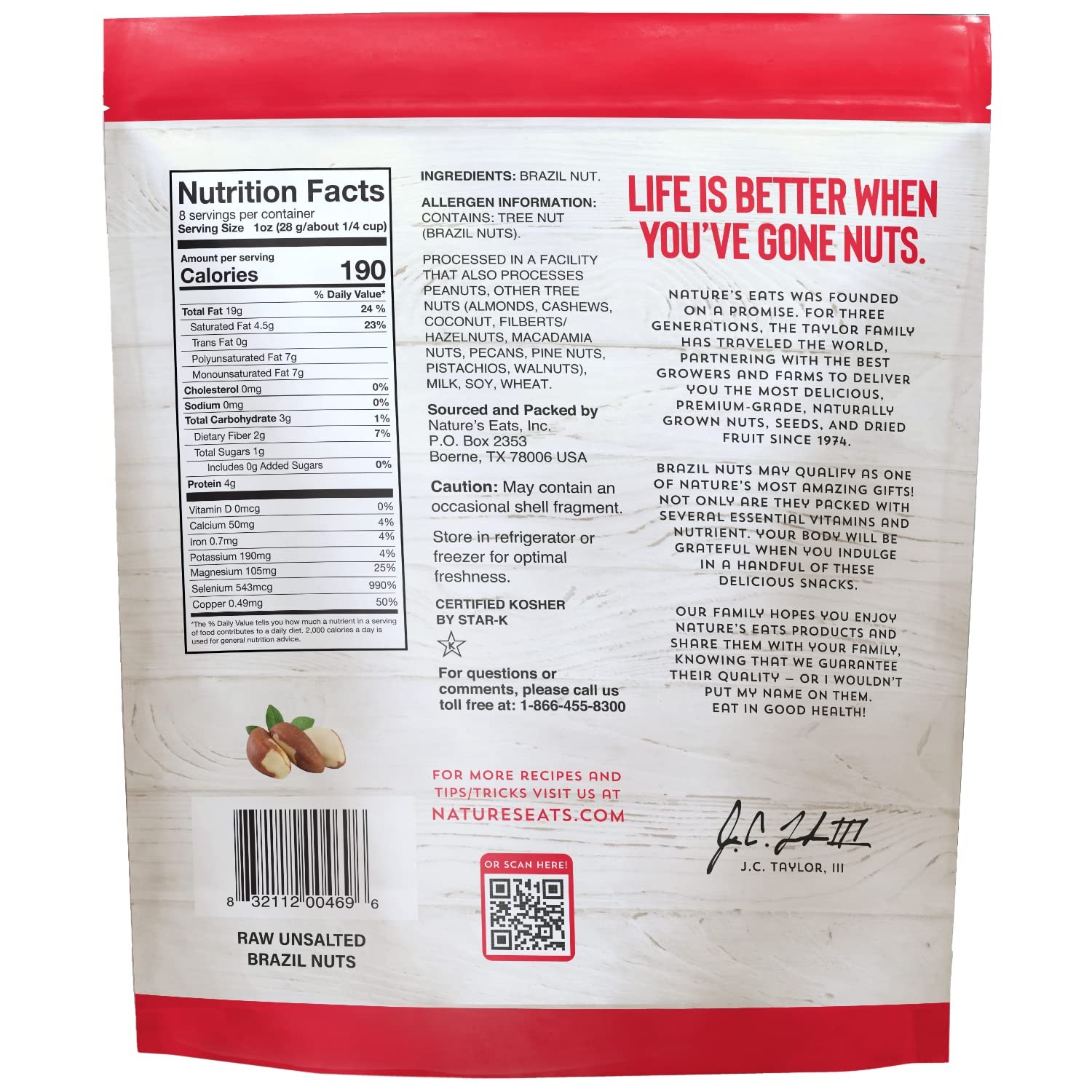 Brazil Nuts, 8 Oz gallery