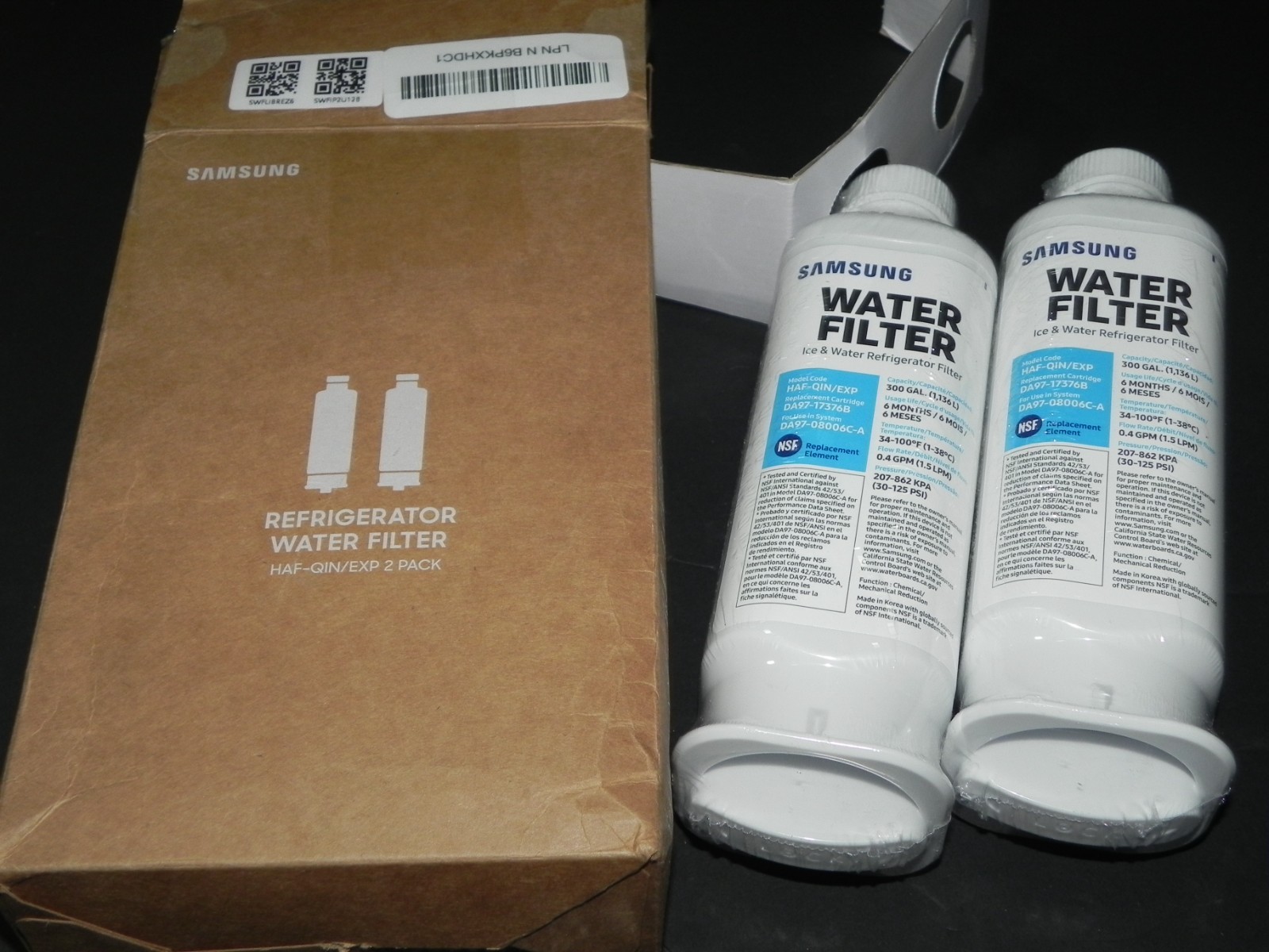 Samsung HAF-QIN-2P/EXP Genuine Refrigerator Water Filter #2 gallery