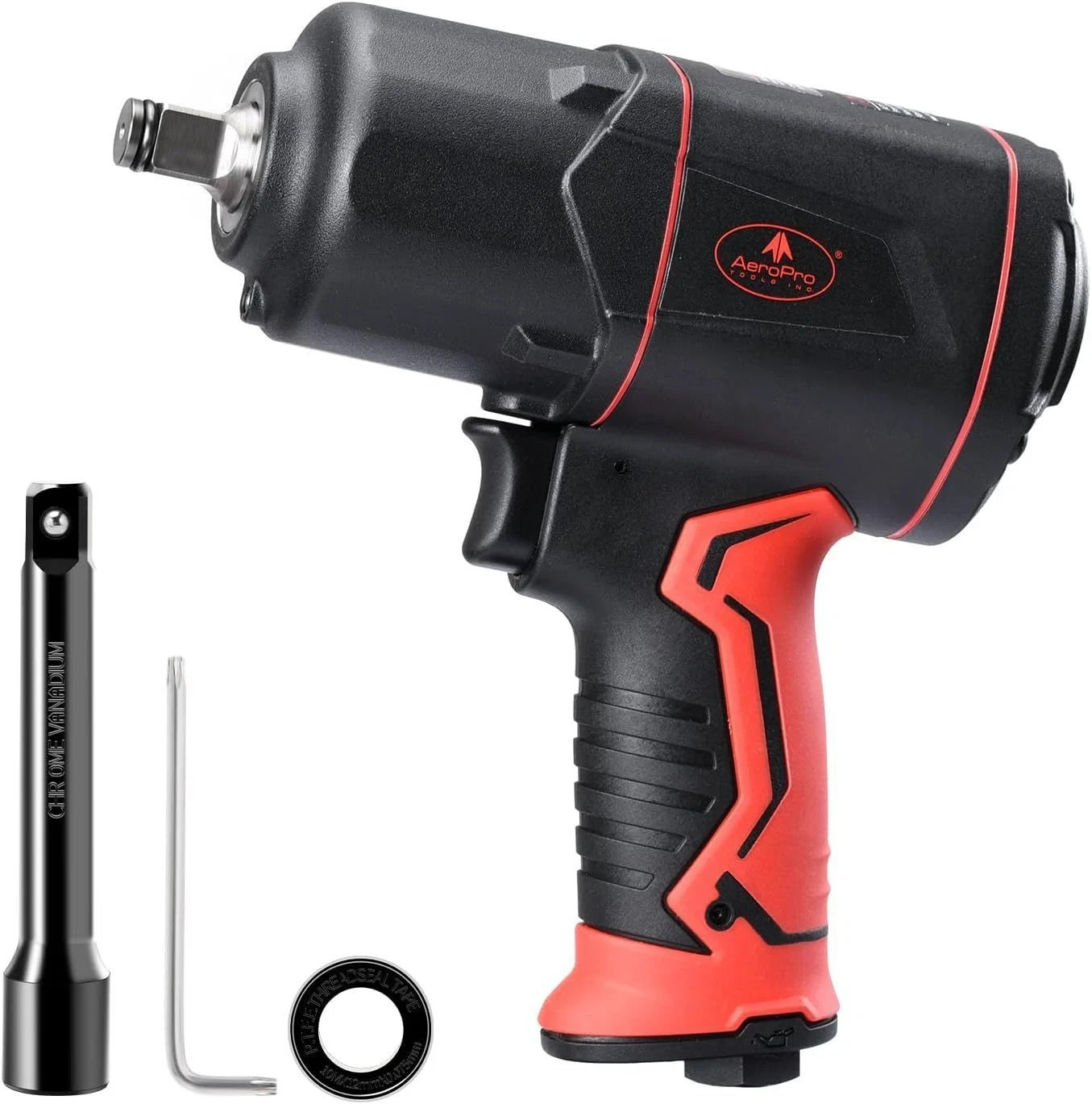 1/2-Inch Composite Air Impact Wrench(A315), Twin Hammer, 1290FT-LBS Max 8000RPM gallery