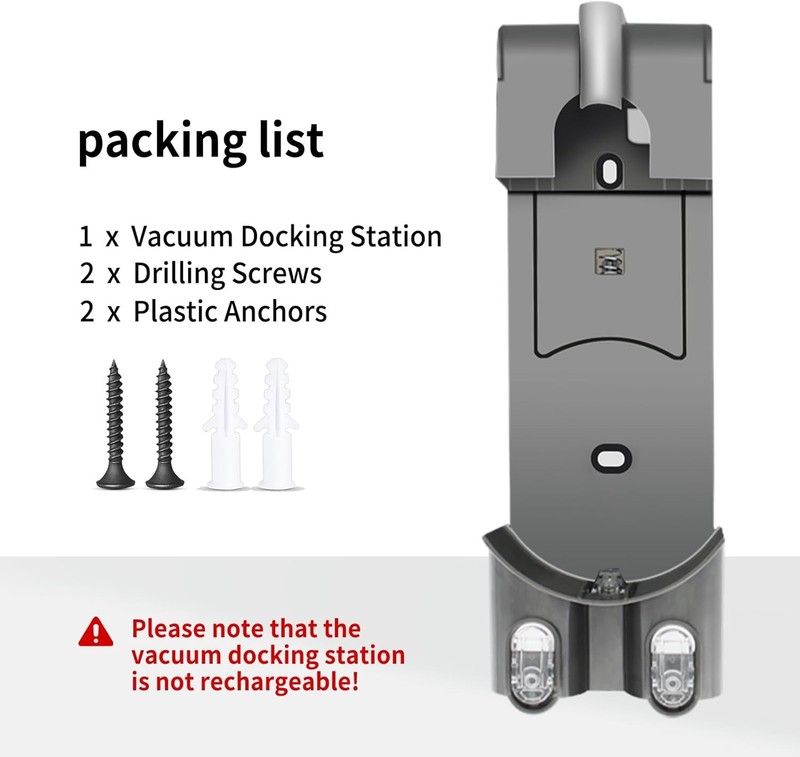 Charging Dock Station - Wall Mount Accessories for Dyson Vacuum Cleaner V6 gallery