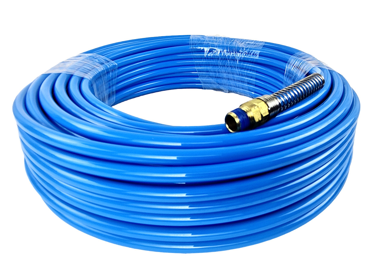 4 - 100 FT 1/4" NPT Fitting Air Compressor PU Hose Roofing Framing Carpentry gallery