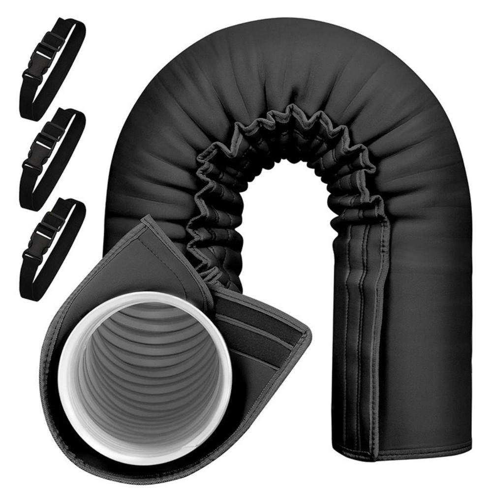 AC Insulated Hose Cover Wrap Reusable Insulated Hoses Duct Vent Cover Protective gallery