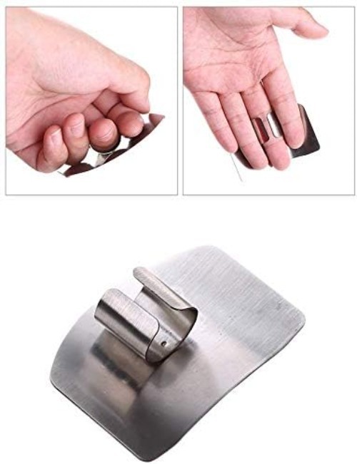 Adjustable 2PCS Finger Guards for Safe Vegetable & Fruit Cutting - Perfect Gift gallery