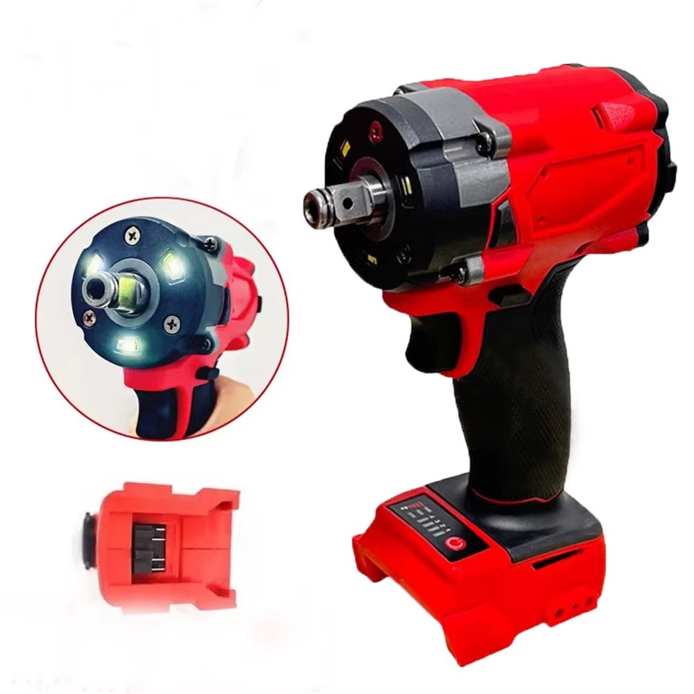 For Milwaukee 18V M18 FUEL 1/2" High Torque Impact Wrench RED+BLACK 4 Speed gallery