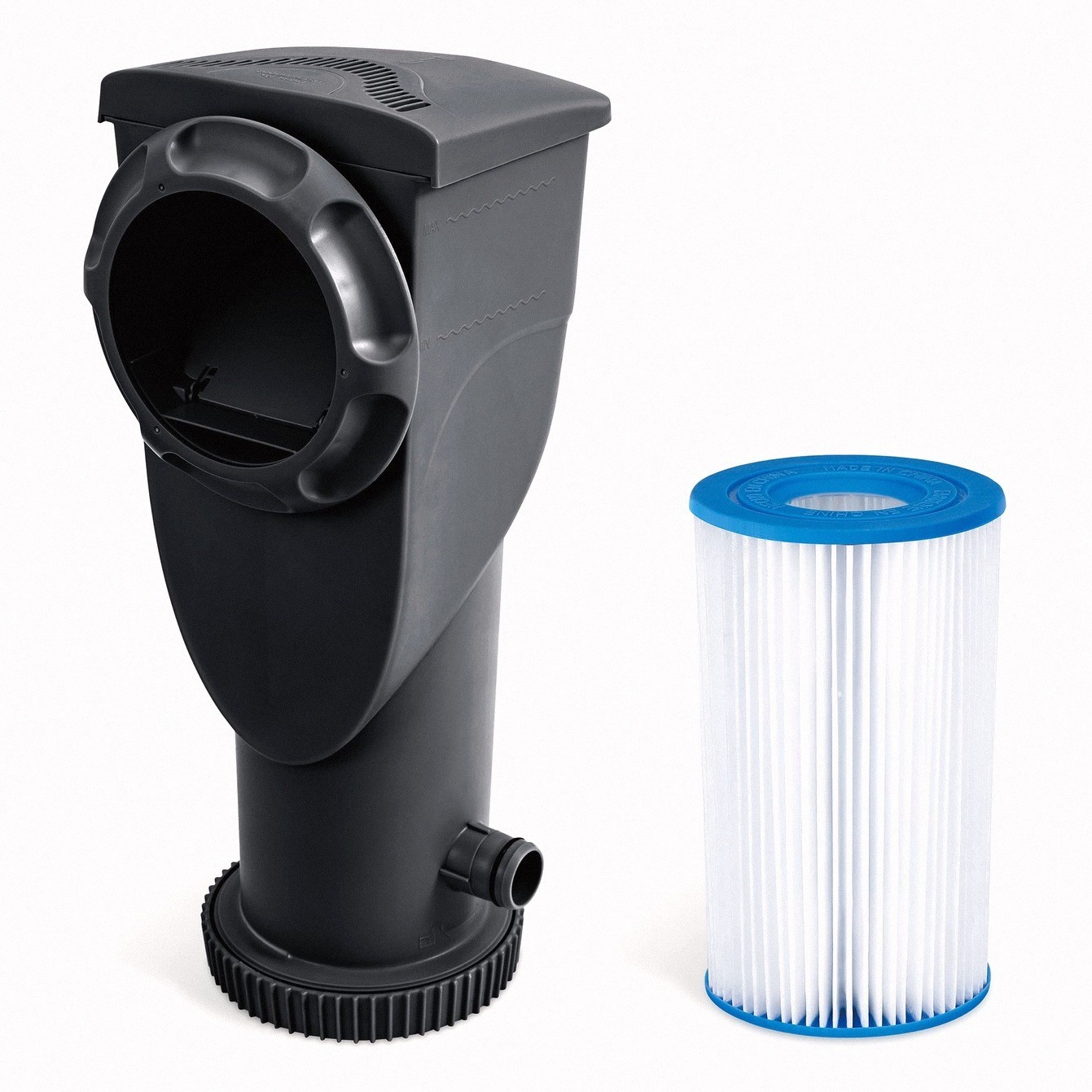 Funsicle 1500 Gallon SkimmerPlus Filter Pump System for Above Ground Pool, Black gallery