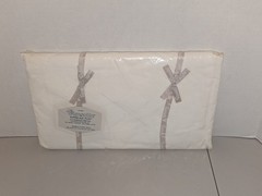 NOS Wamsutta Supercale Plus Double Fitted Sheet White 200 Thread Count