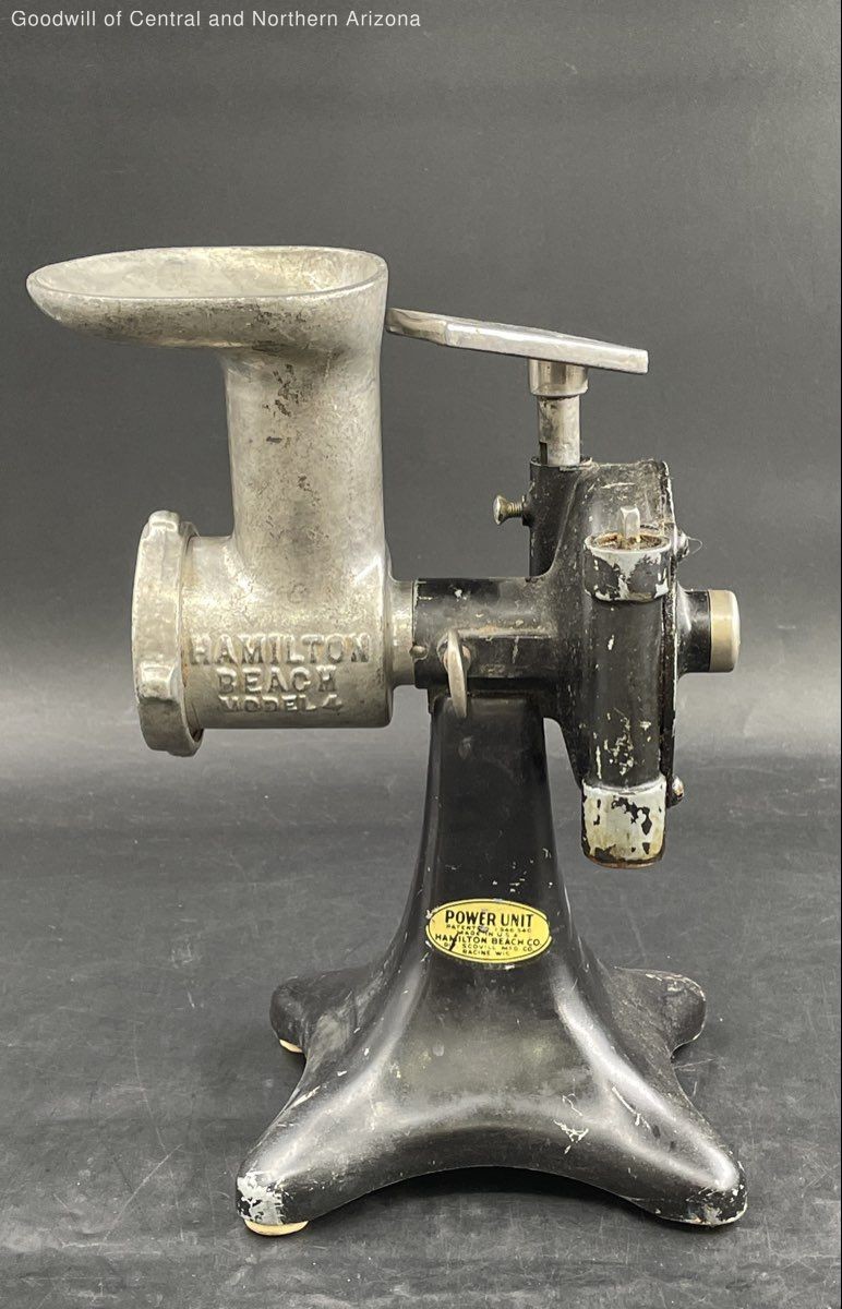 Vintage Hamilton Beach Model 4 Power Unit Meat Grinder 11 X 6 gallery