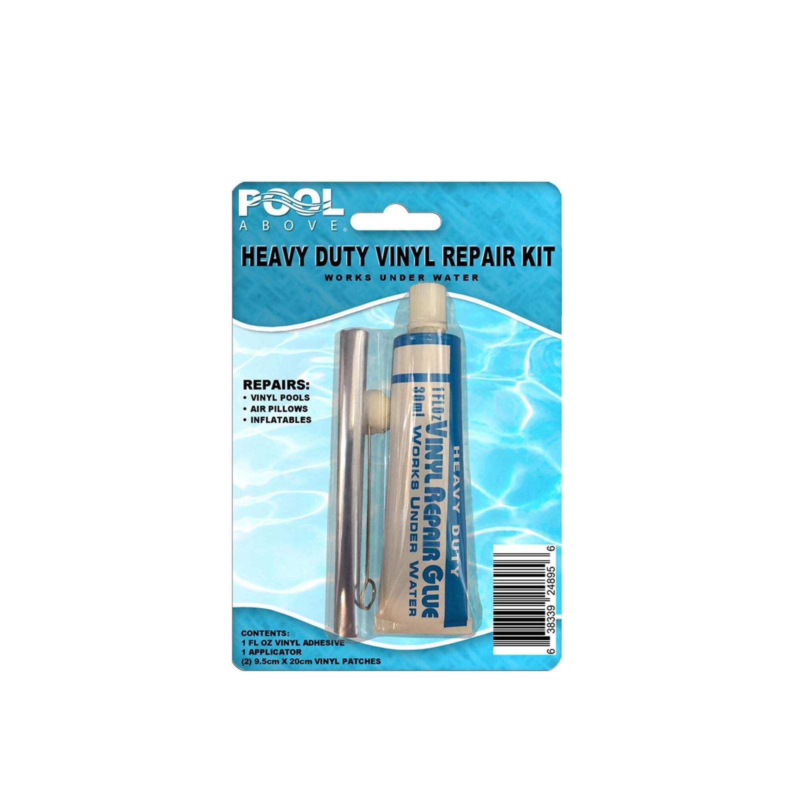 Pool Above Vinyl Repair Patch Kit with High-Strength Glue for Above-Ground Pools gallery