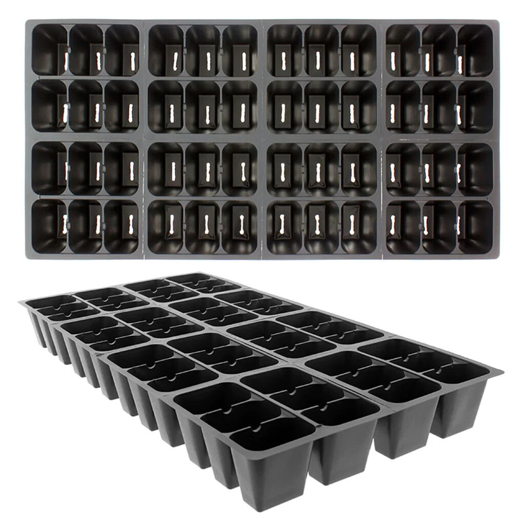 Seed Starting Tray Insert, 96 Rectangle Cells, Growing Supplies = 2 Trays gallery