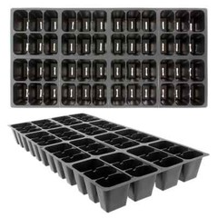 Seed Starting Tray Insert, 96 Rectangle Cells, Growing Supplies = 2 Trays